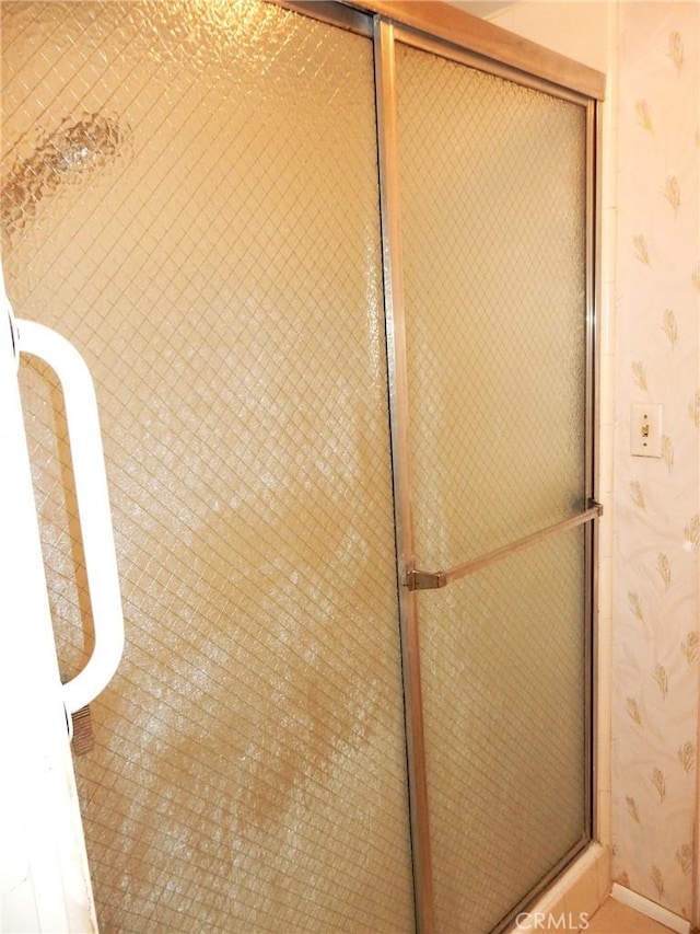 details with walk in shower