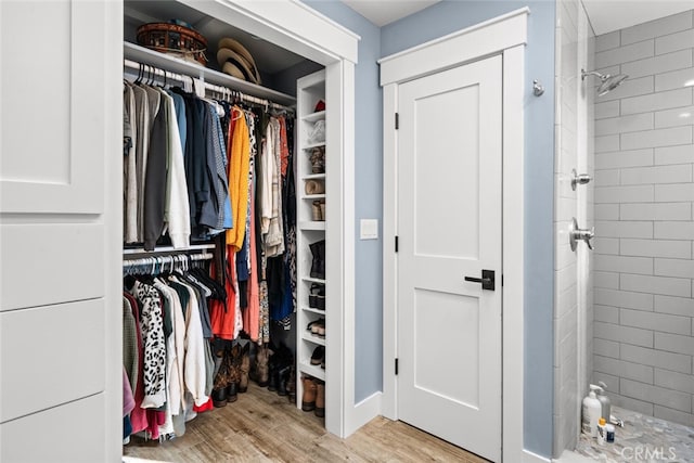 view of closet