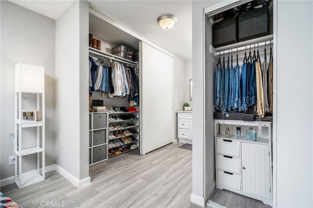 view of closet