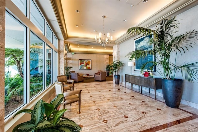 525 E Seaside Way Unit 1504, Long Beach, CA 90802 - common area featuring ornamental molding