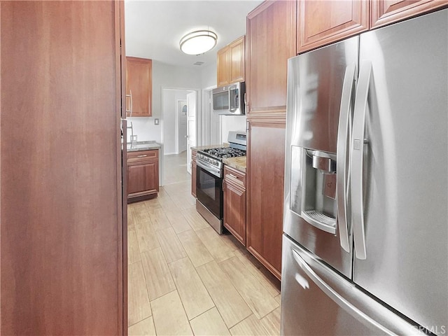 kitchen featuring appliances with stainless steel finishes