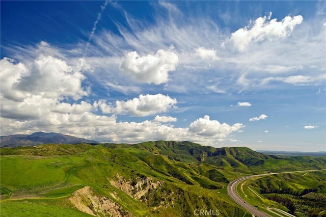 view of mountain feature