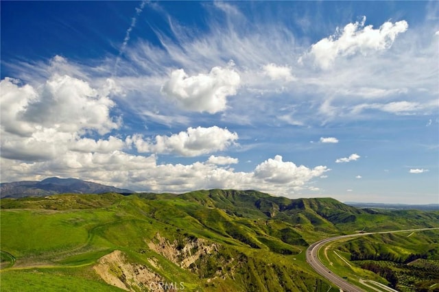 view of mountain feature