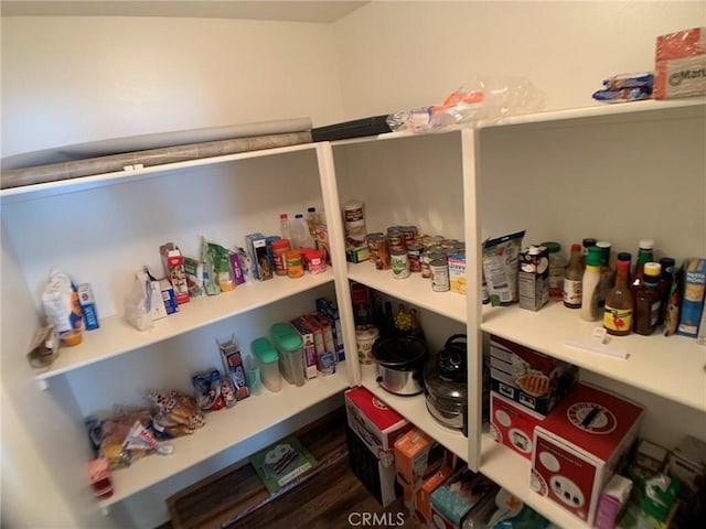 view of pantry