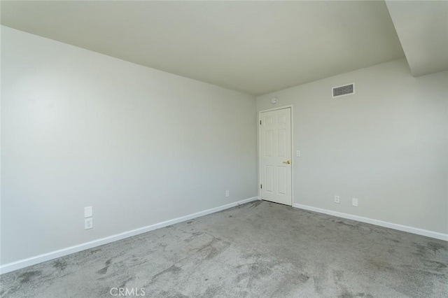 empty room with carpet floors