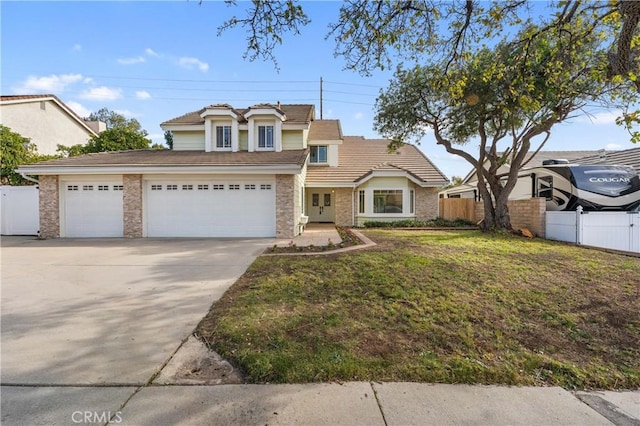 view of front of house with a front yard