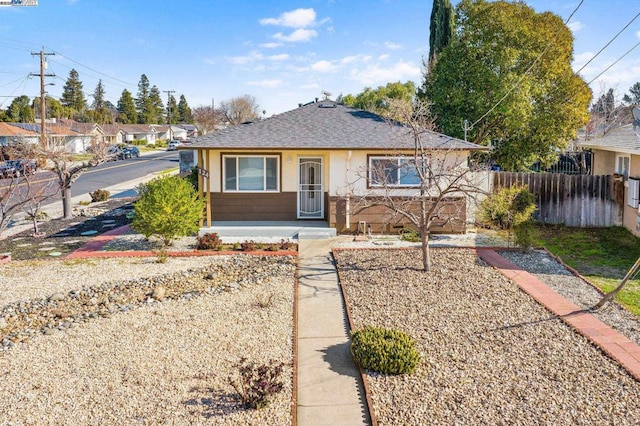 view of bungalow-style home