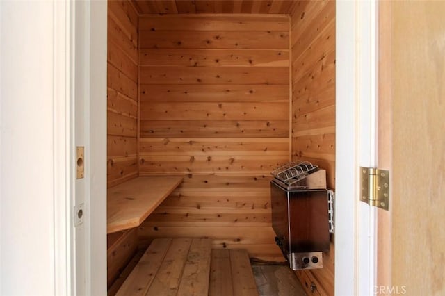 view of sauna / steam room