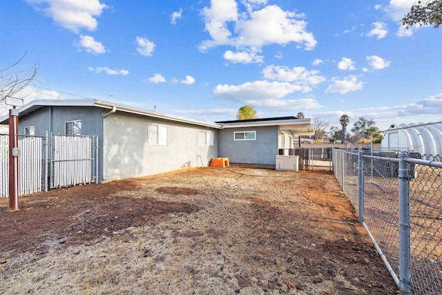 view of back of property