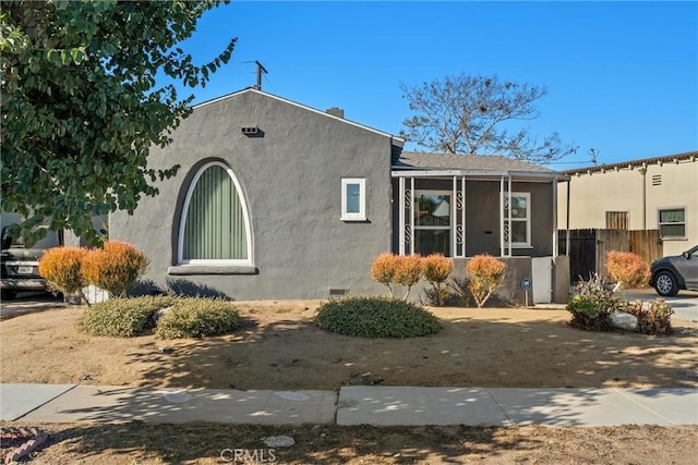 view of front of home