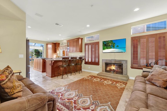 view of living room