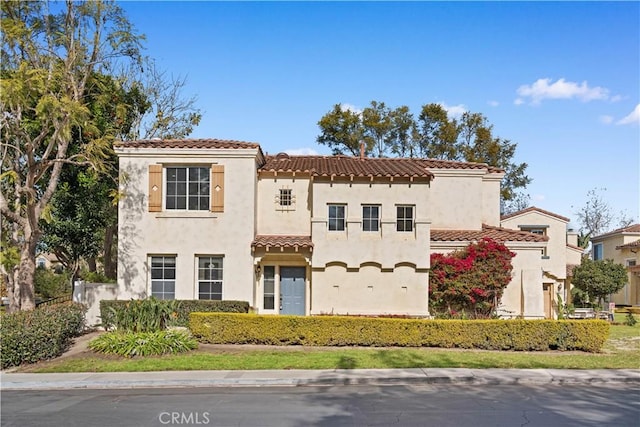 view of mediterranean / spanish-style house