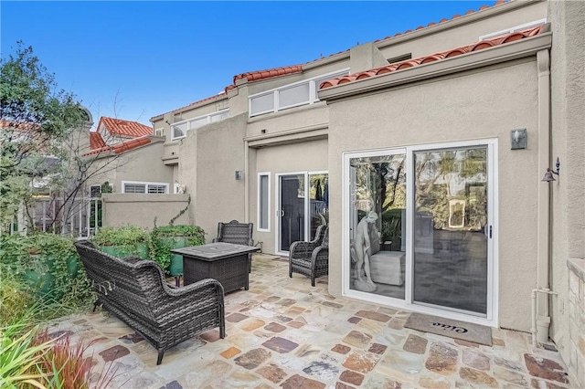 view of patio / terrace with fence