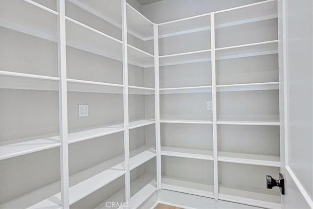 view of pantry