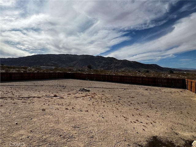 view of mountain feature