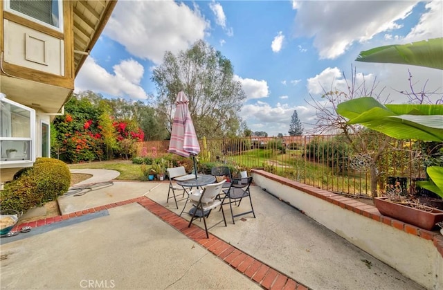 view of patio