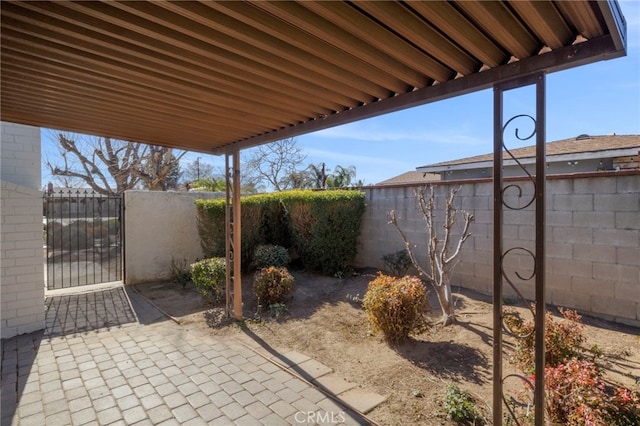 view of patio