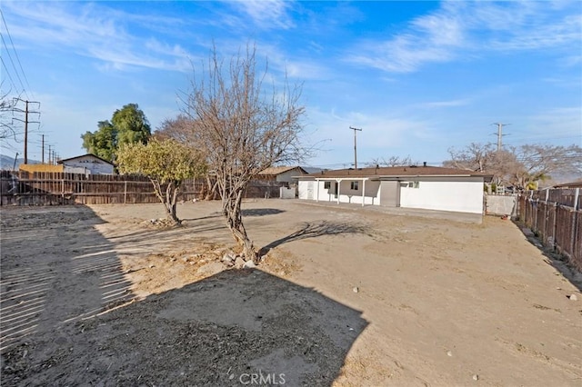 view of front of home