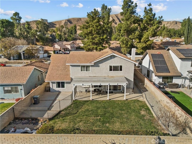 20566 Alaminos Dr, Saugus, CA 91350 - aerial perspective of suburban area featuring mountains