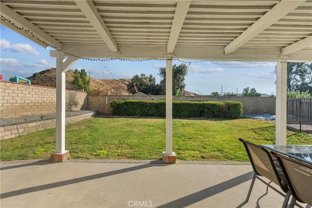 view of patio