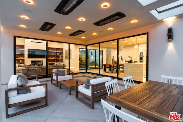 view of patio / terrace featuring outdoor lounge area