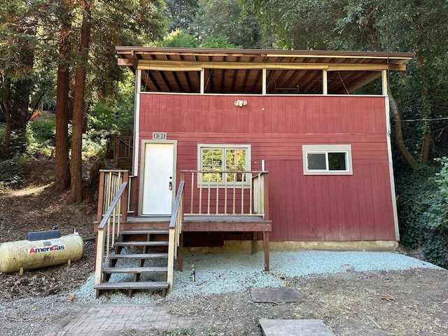 view of outbuilding