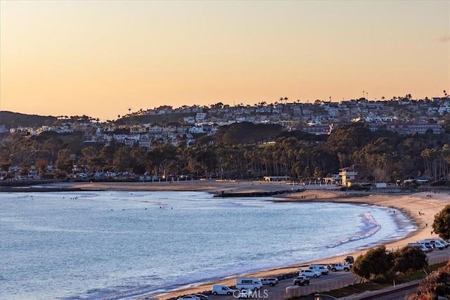 water view with a beach view