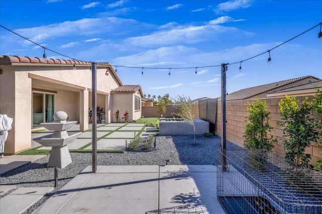 view of patio / terrace with a grill