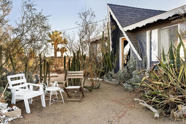 view of patio with fence