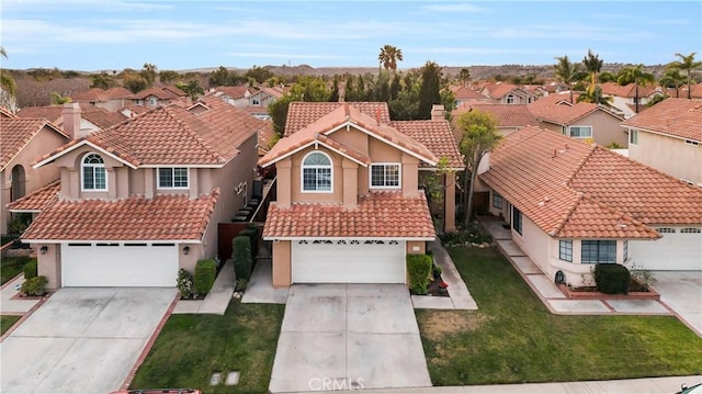 view of front of property featuring a front yard