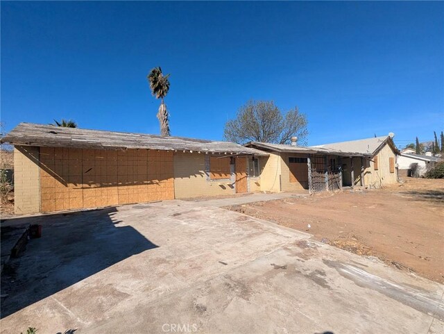 view of front of home