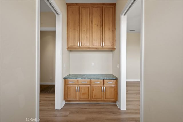 interior space featuring light hardwood / wood-style floors