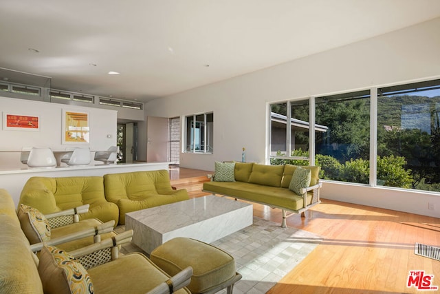 interior space featuring light hardwood / wood-style floors