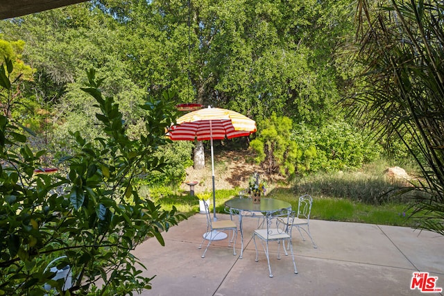 view of patio