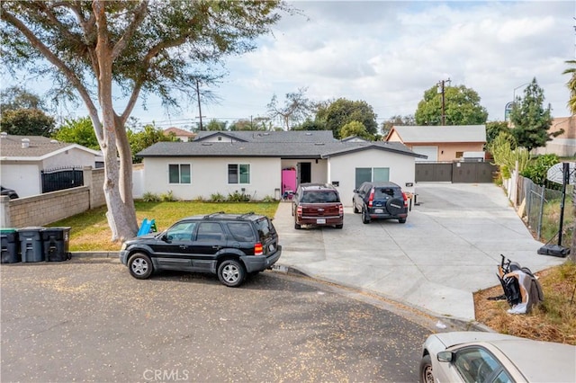 view of ranch-style home