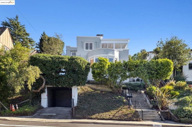 view of front of home