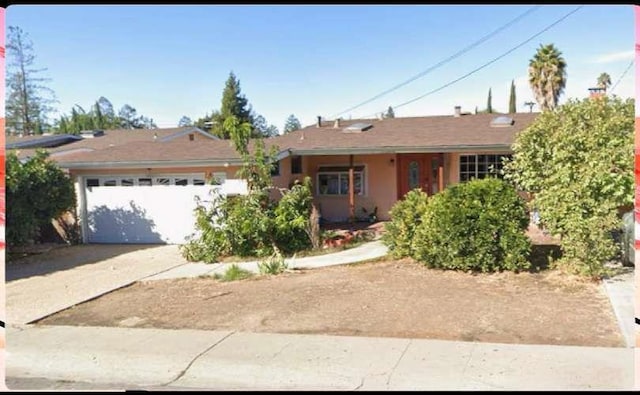 ranch-style house with a garage