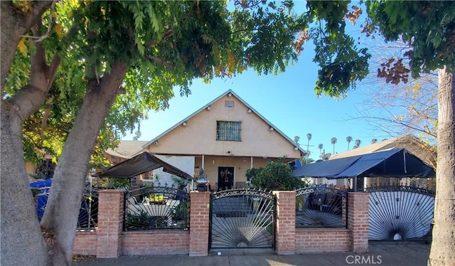 view of bungalow-style home