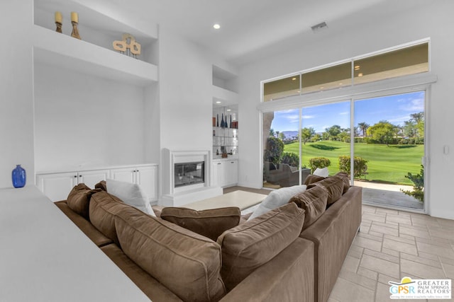 view of living room