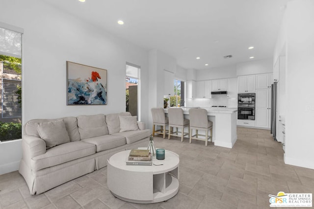 view of living room