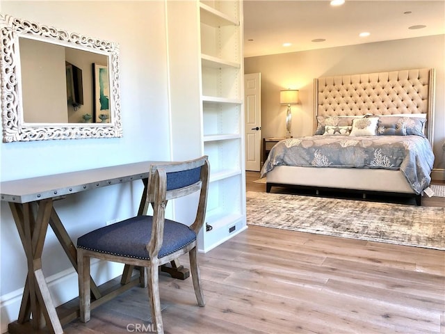 24400 Alta Vista Dr, Dana Point, CA 92629 - bedroom with wood finished floors and recessed lighting