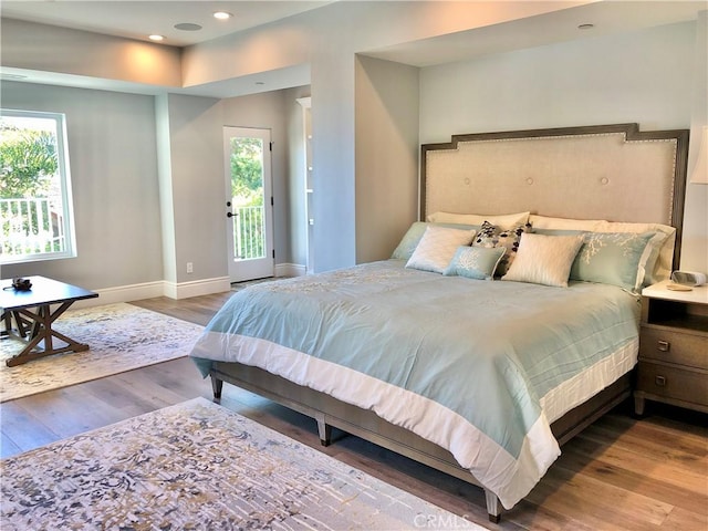 24400 Alta Vista Dr, Dana Point, CA 92629 - bedroom with wood finished floors and recessed lighting