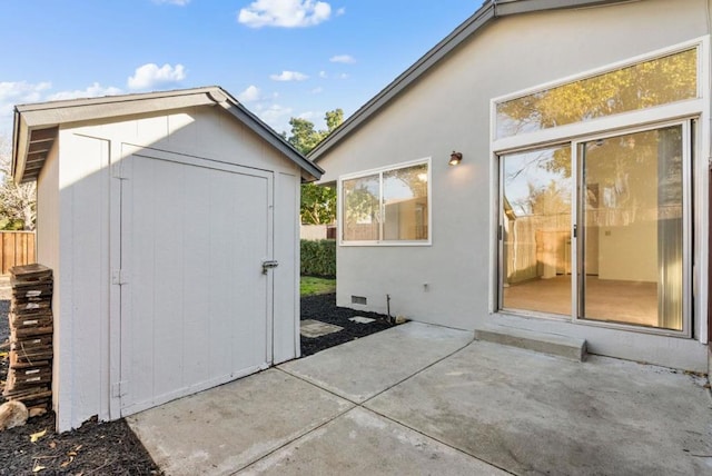 view of outbuilding