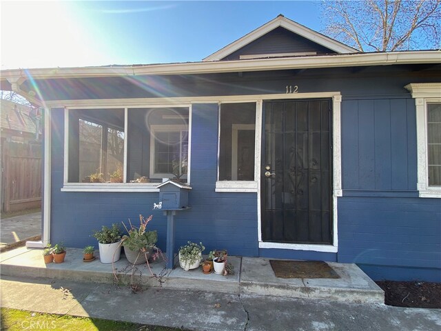 view of property entrance