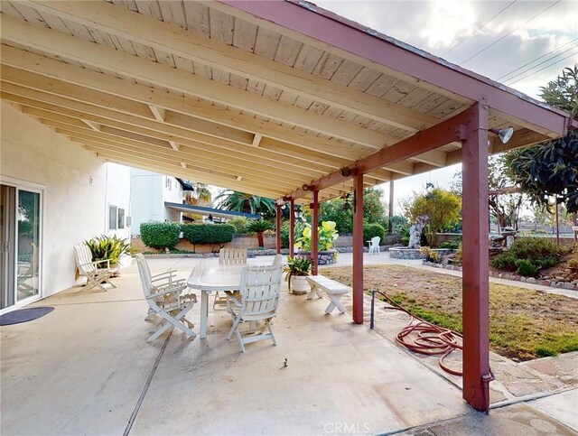 view of patio