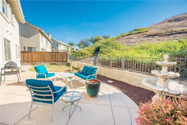 view of patio / terrace with outdoor lounge area