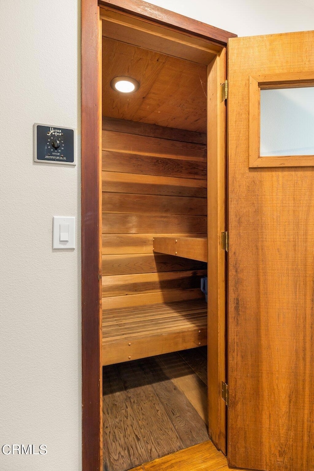 view of sauna / steam room