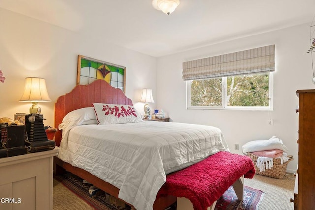 bedroom featuring carpet floors