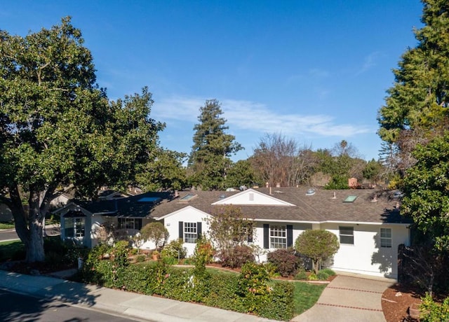 view of ranch-style home