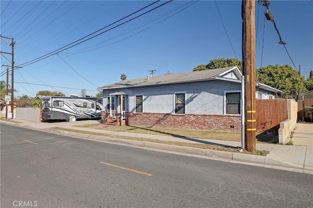 view of bungalow-style home